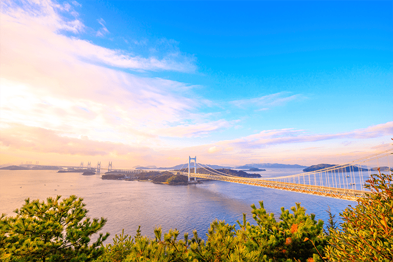 鷲羽山第二展望台から見える瀬戸内海の絶景