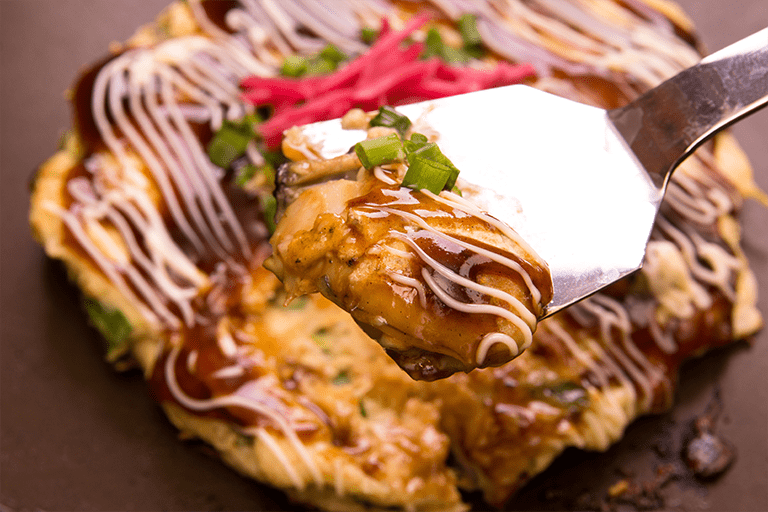 岡山県日生のご当地グルメ「カキオコ」