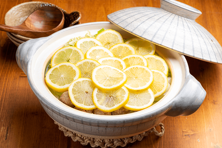 広島のご当地グルメ 瀬戸内のレモンを普段に使った「レモン鍋」