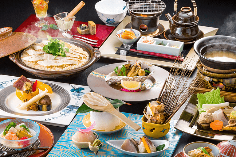 汀亭 遠音近音の夕食の写真