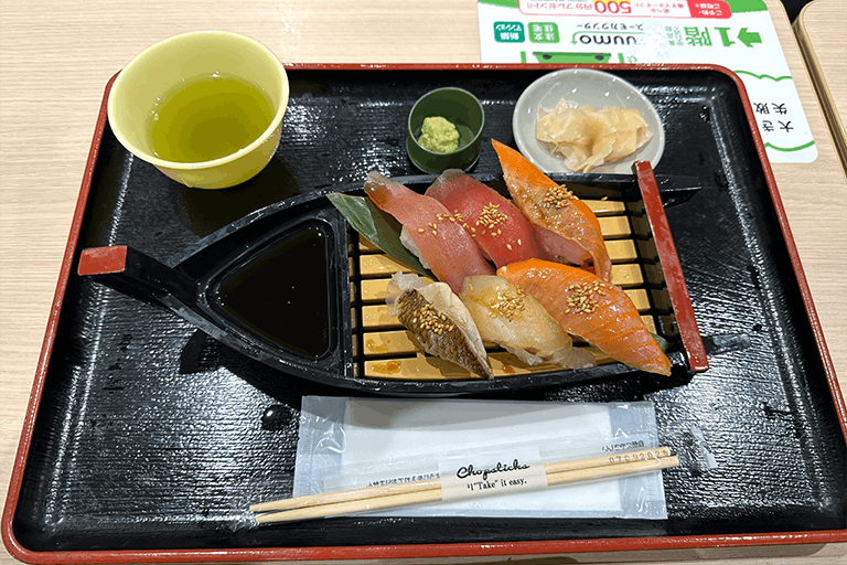 海鮮丼＋おにぎり鮨 寿司丸で注文できる「漬けにぎり」